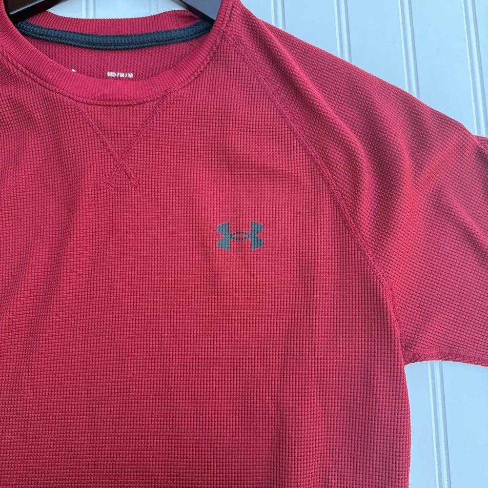 Under Armour Men's Burgundy Long Sleeve Tee